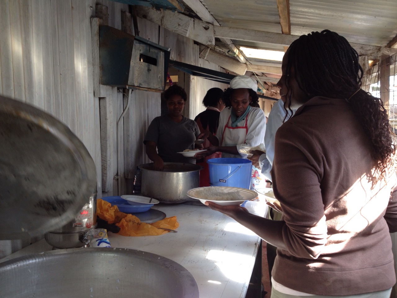 Serving Lunch