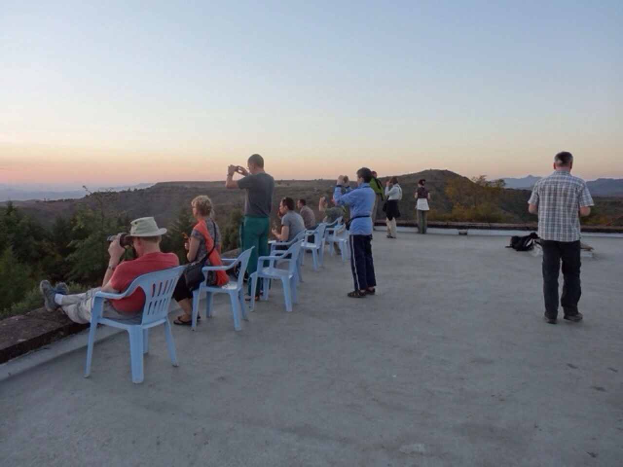 Photographing the Sunset