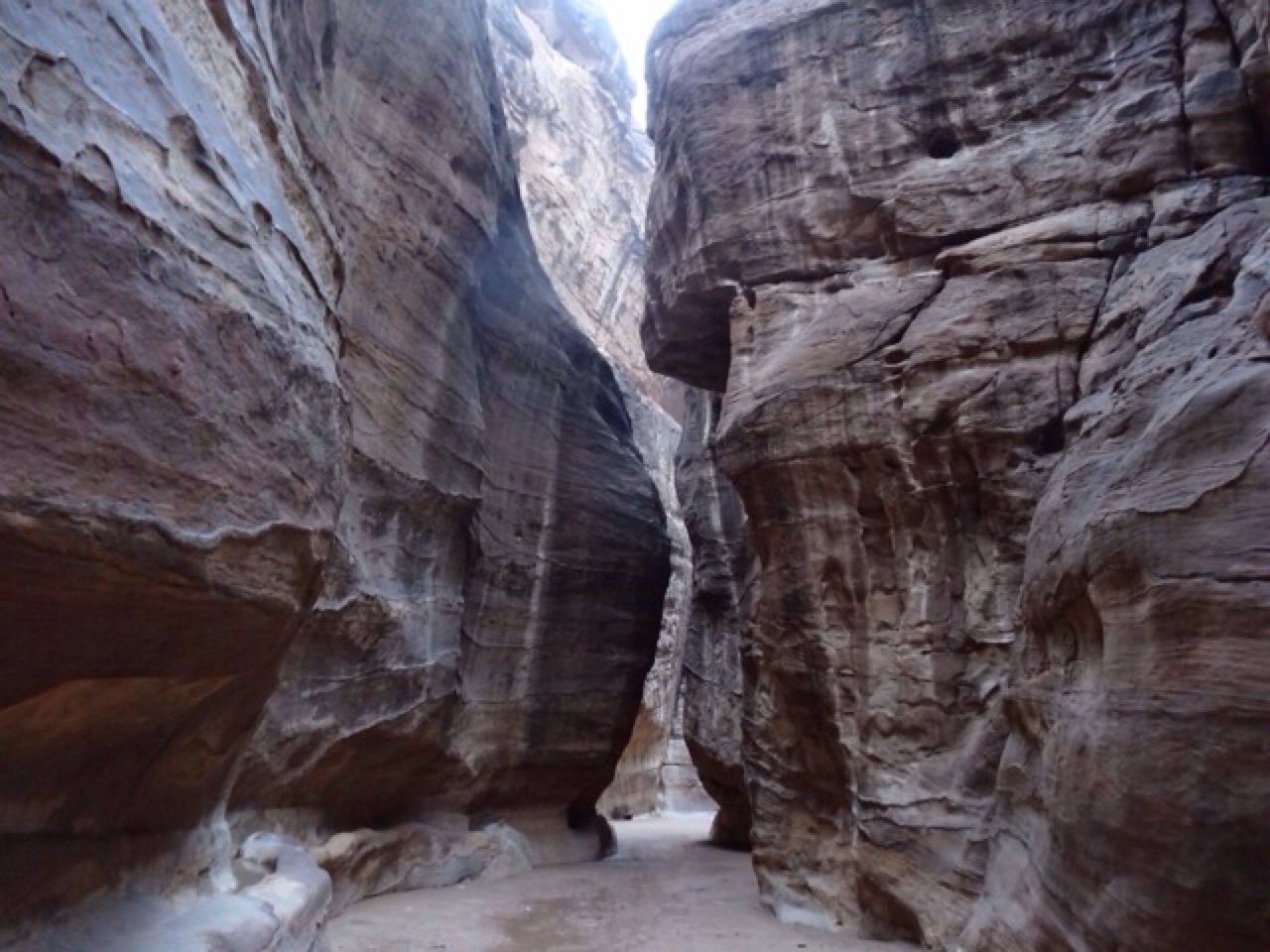 Walking Down The Siq
