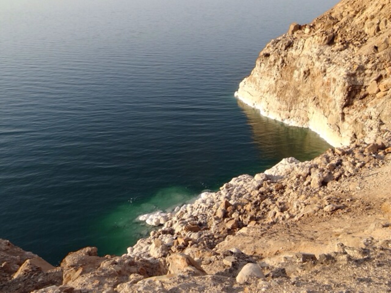 The Dead Sea and the Salty Shore