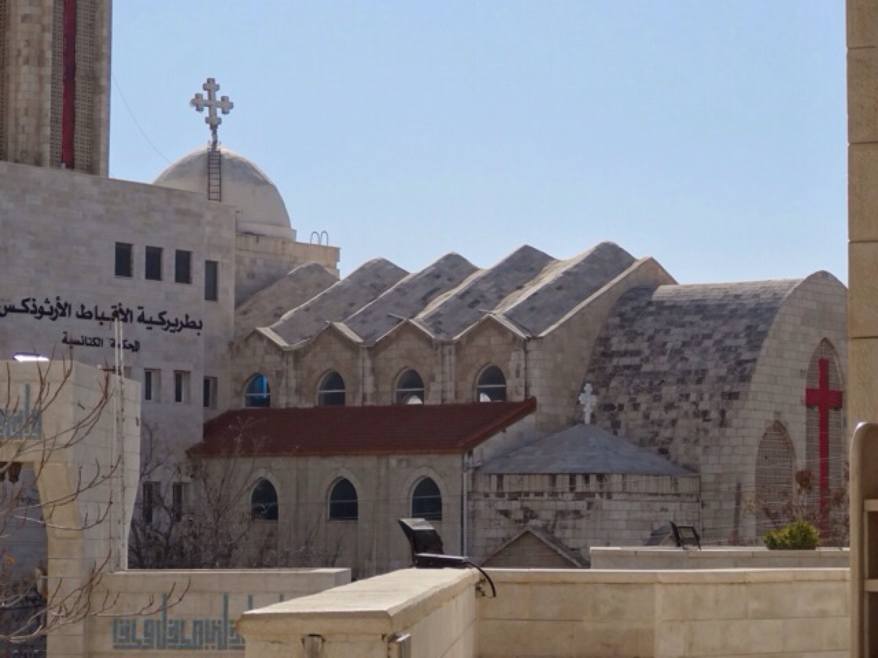 The Orthodox Church Next To The Mosque