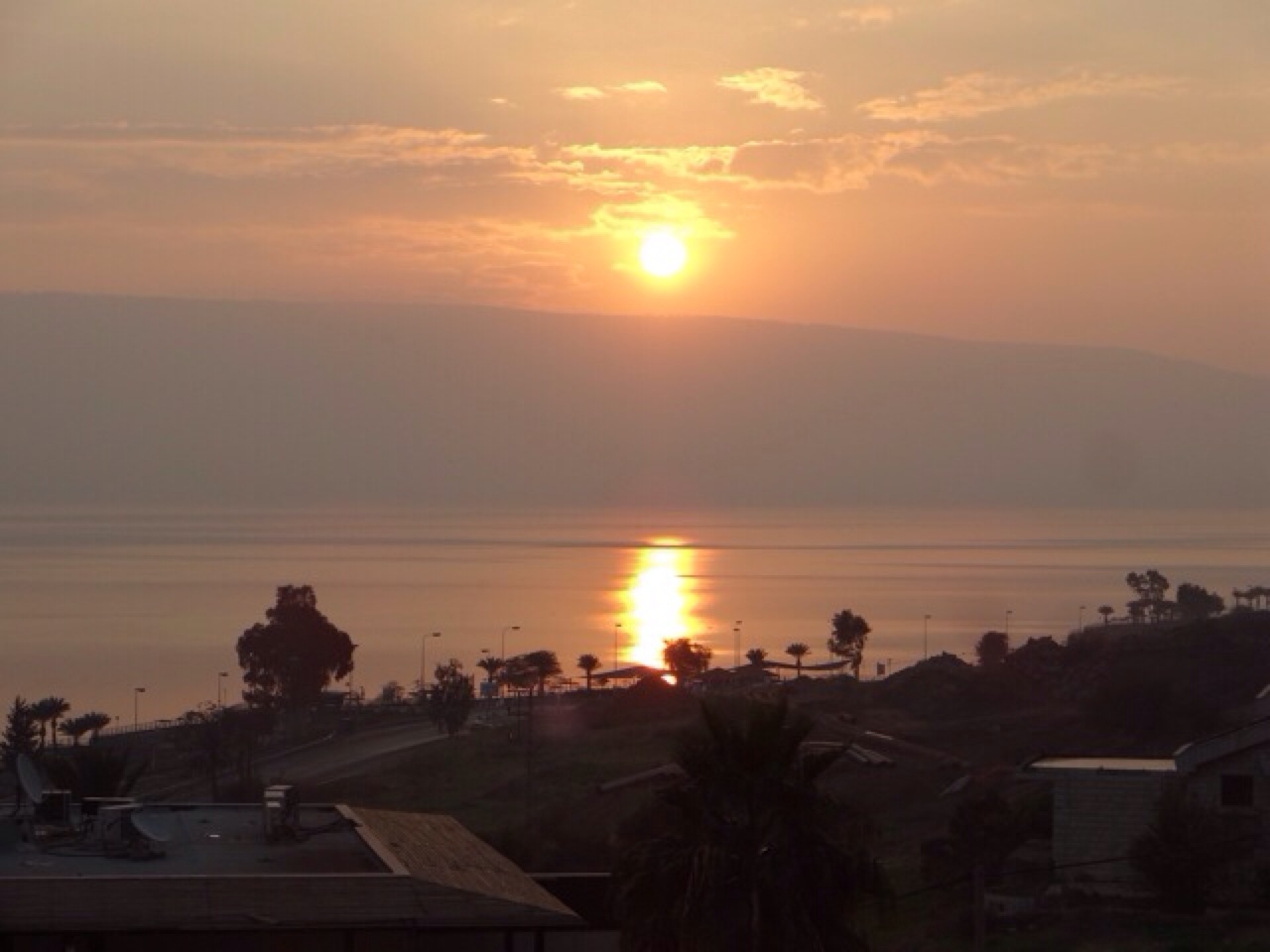 Sunrise On The Sea Of Galilee
