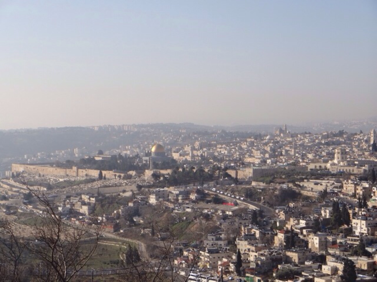 The Old City from Mt Scopus