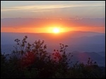 Sunset from the rooftop at Lalibela