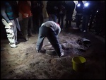 Our Dinner Being Dug Up