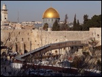 Dome Of The Rock And The Wailing Wall