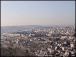 The Old City from Mt Scopus