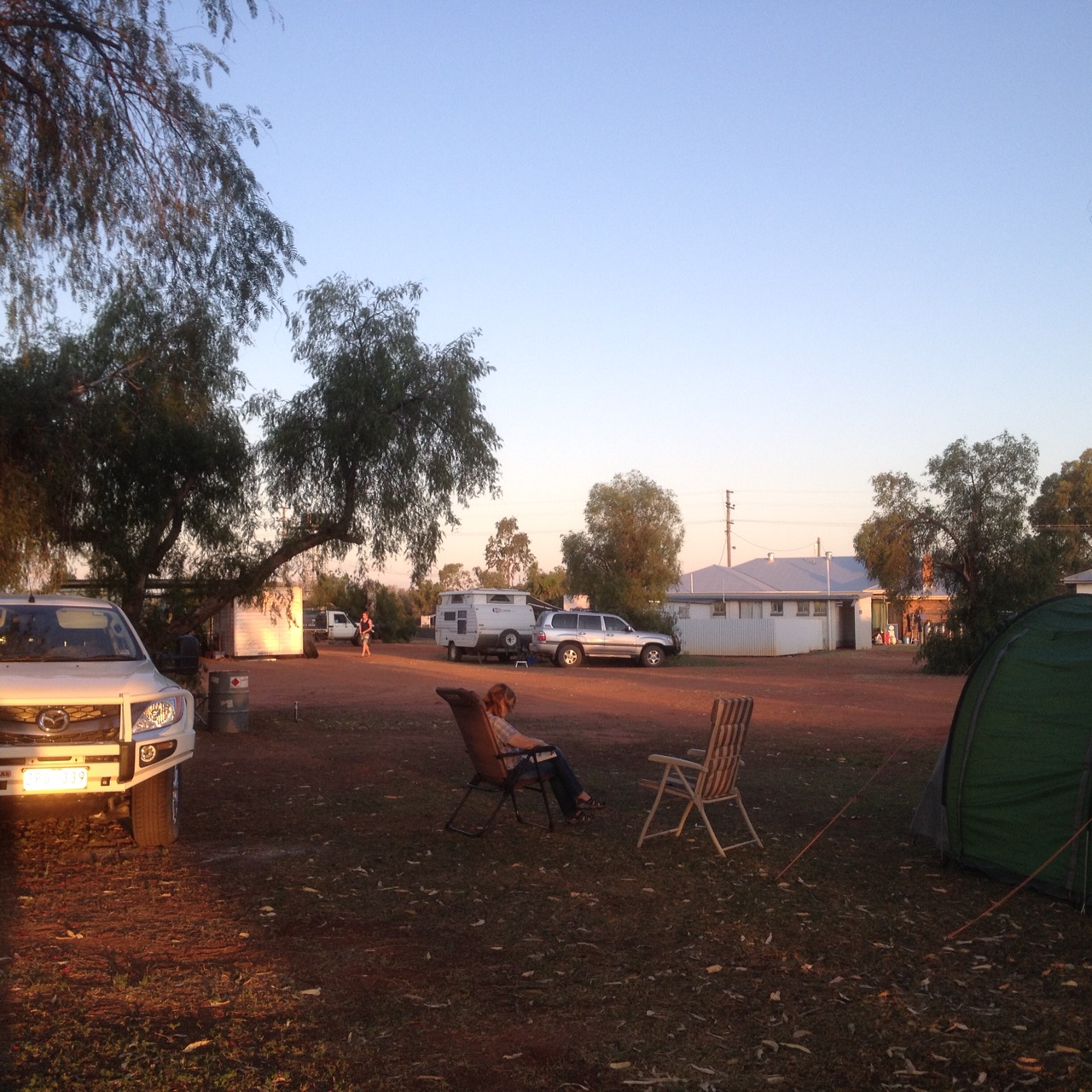 Behind the Eulo Pub