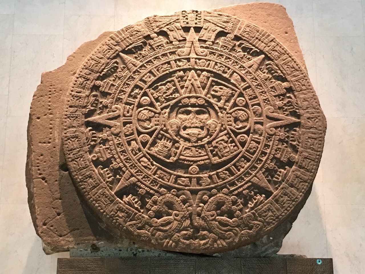 The Iconic Aztec Sundial (its big)