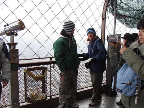 Up the Eiffel Tower