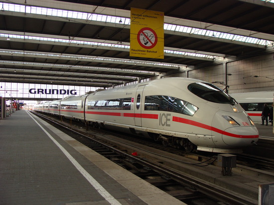 Typical German DB train